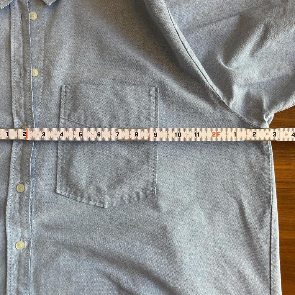 Zara Oversized Blue Cotton Shirt Dress - Picture 5 of 8